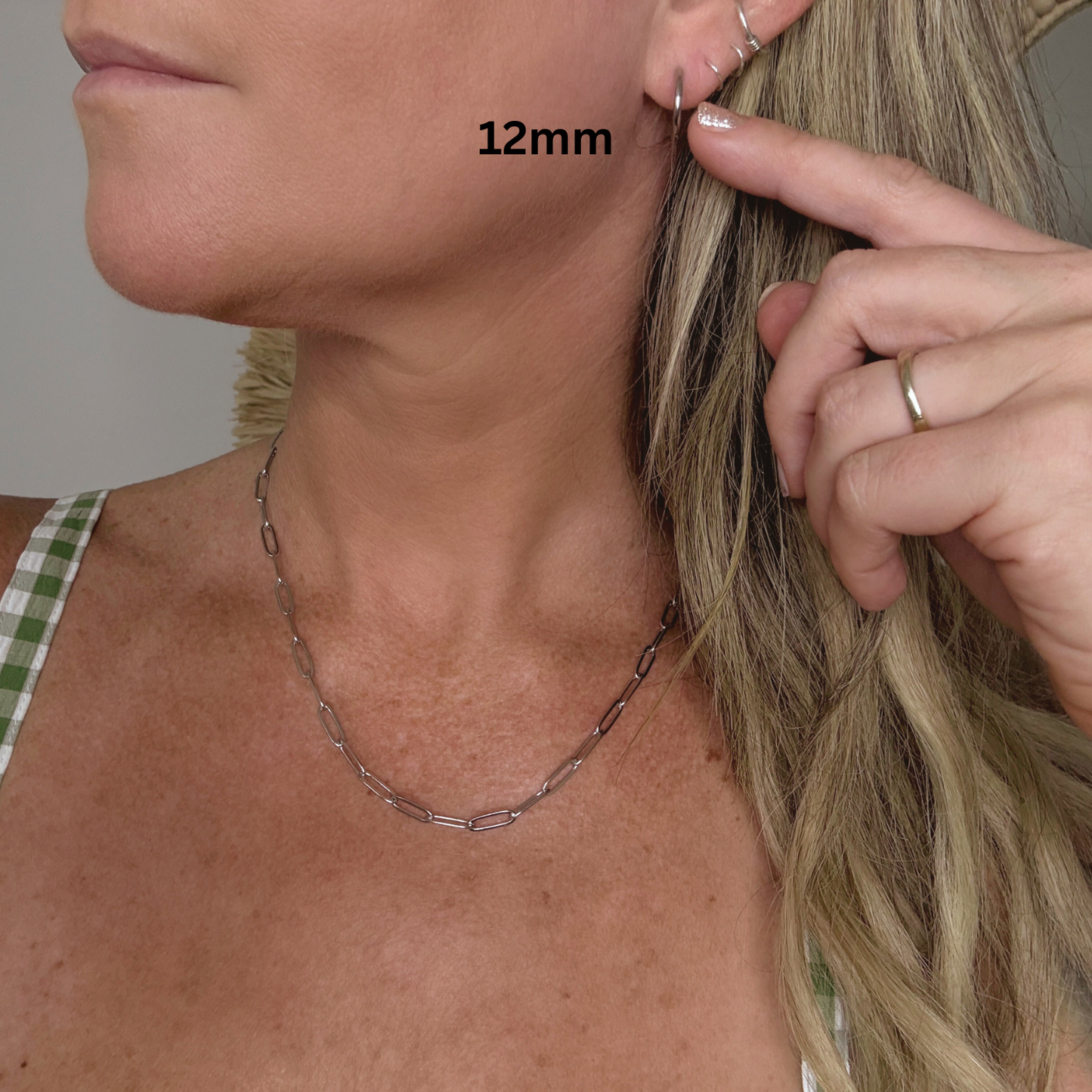 Minimalistic Silver Huggie Earrings - Silver - Stainless Steel