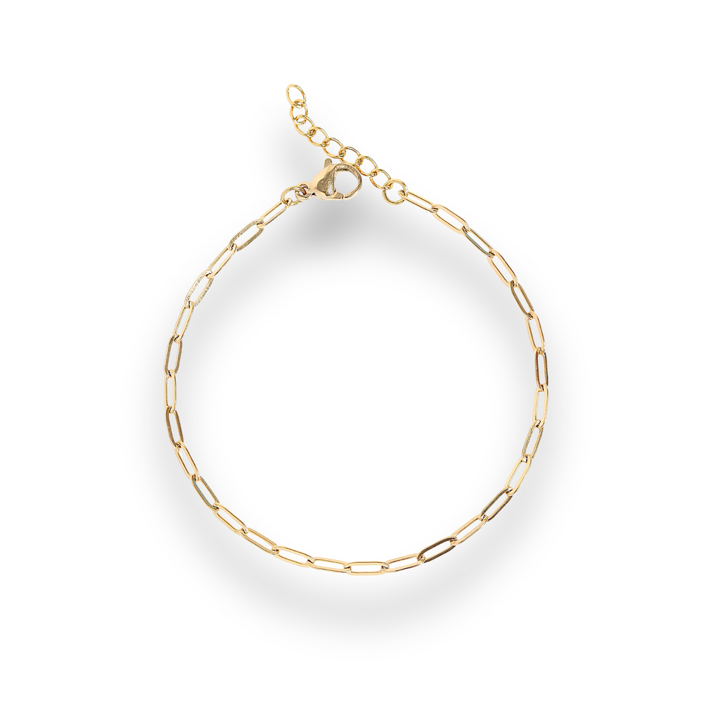 Paperclip Bracelet - 2.5mm - Stainless Steel