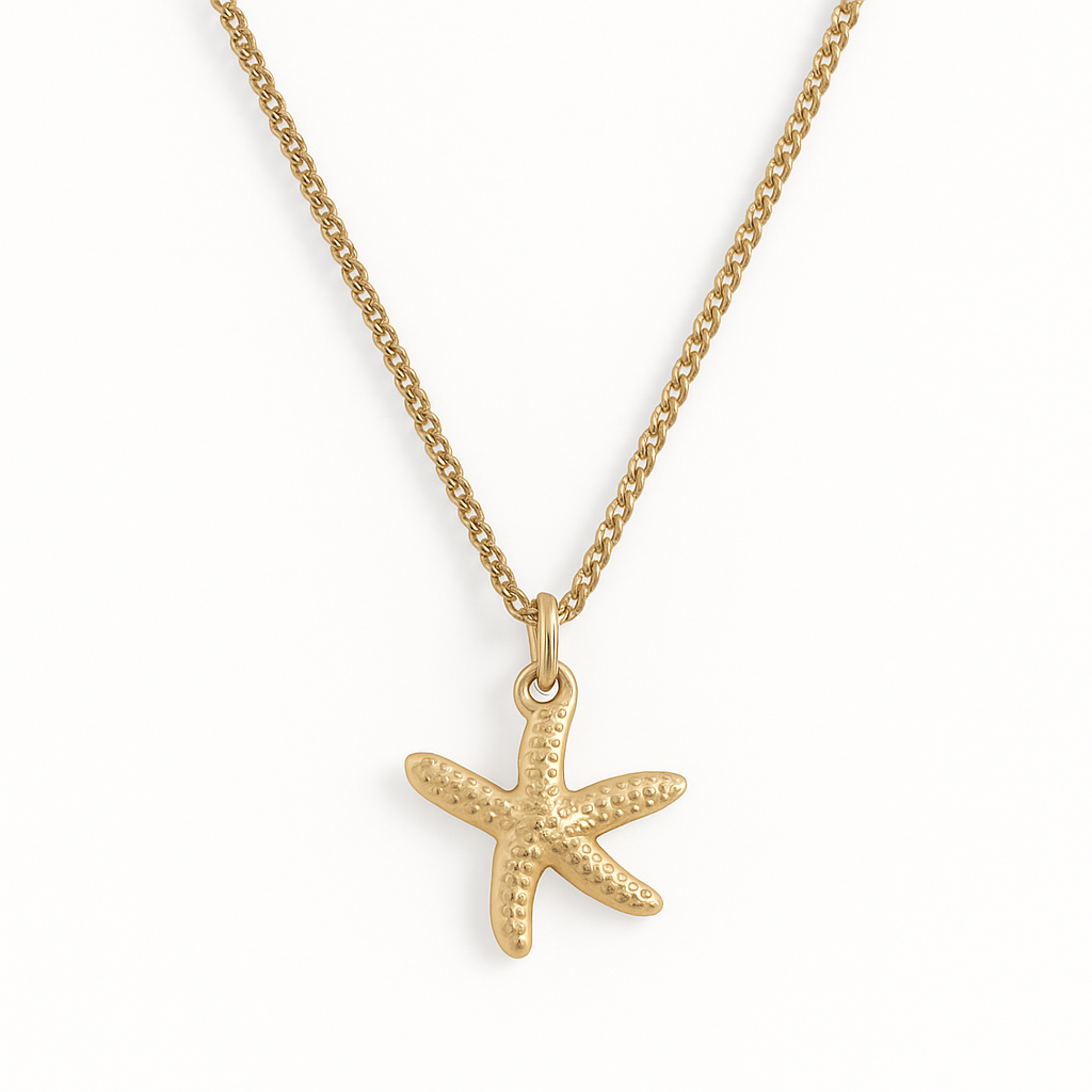 Starfish - Gold Stainless Charm Necklace