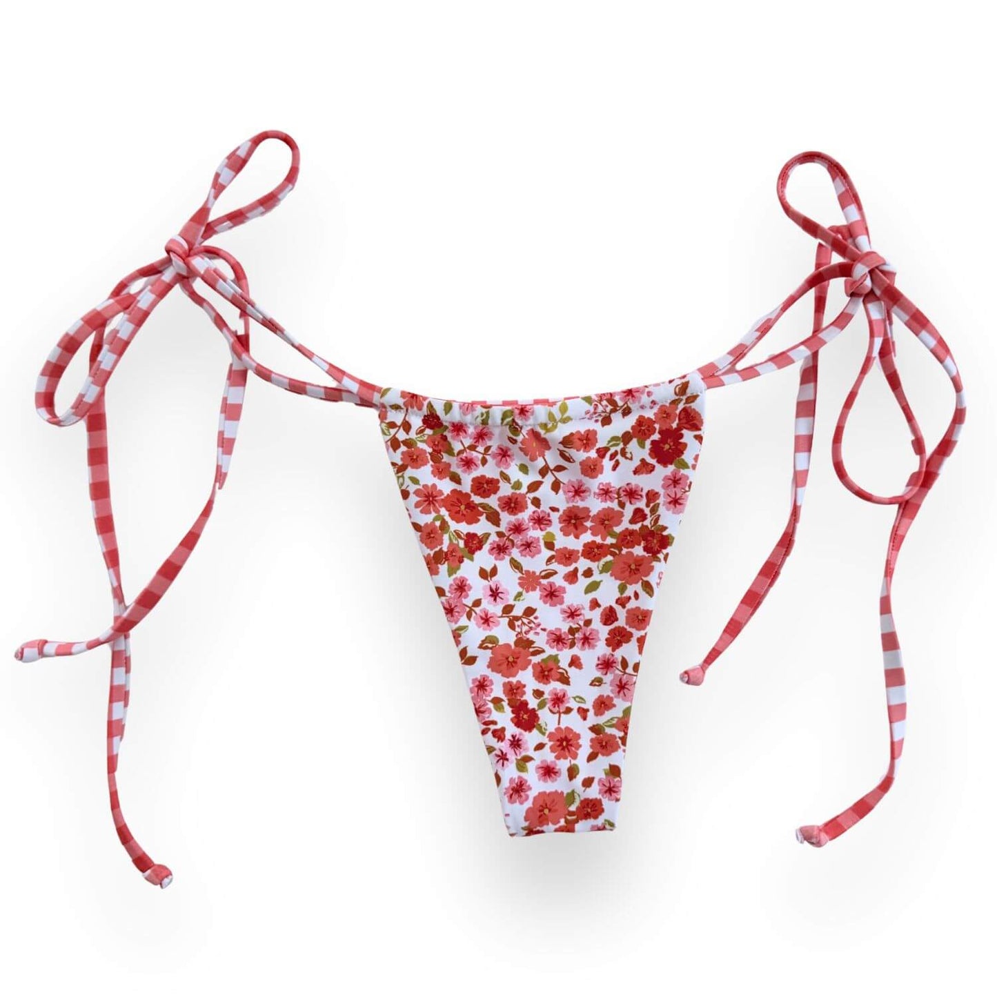 Ibiza Reversible Bikini Bottom - Summer Picnic