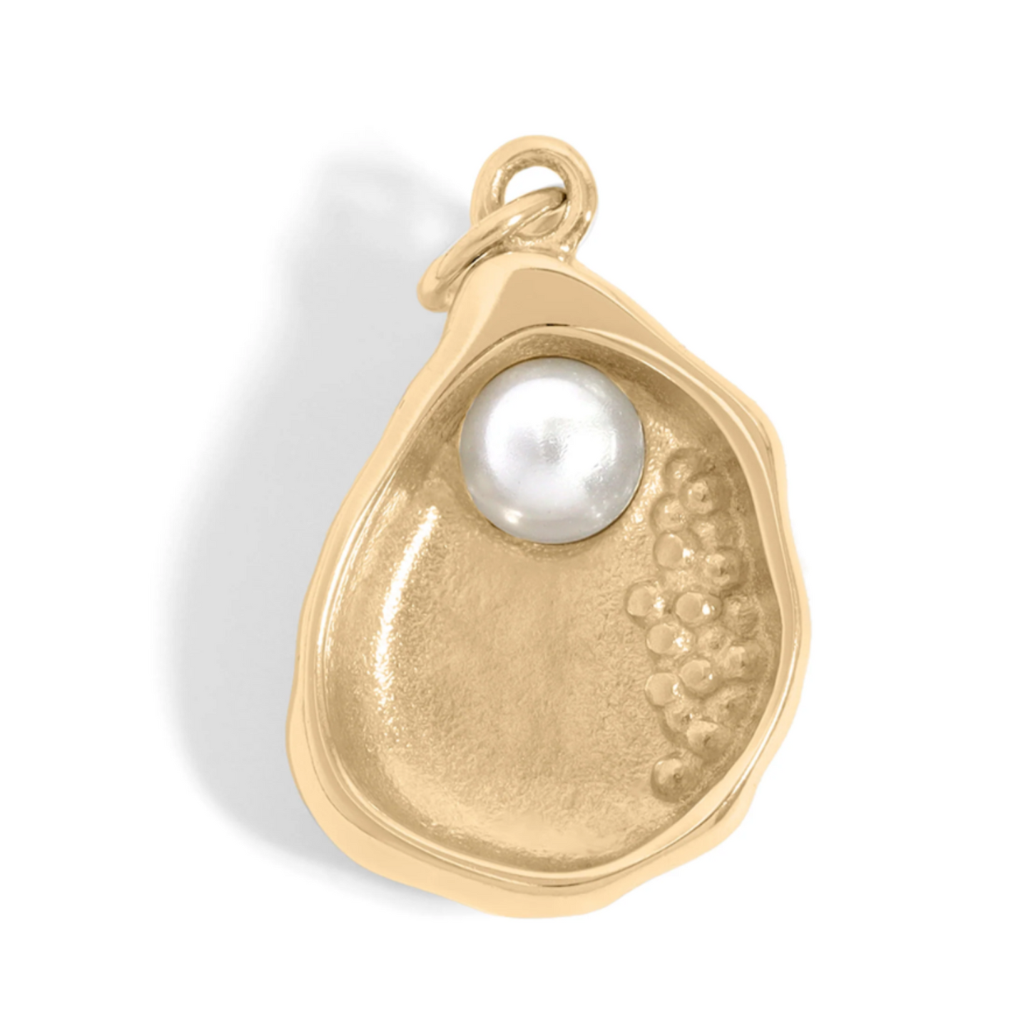 Abalone - Gold Stainless Charm Necklace