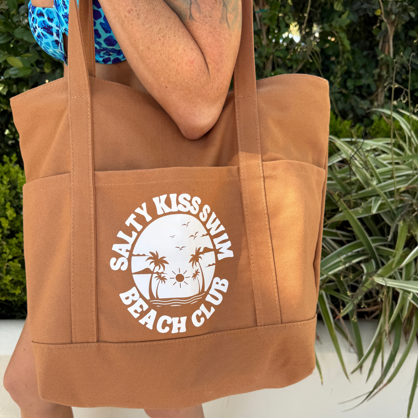 Beach Club - Salty Kiss Swim Tote Bag