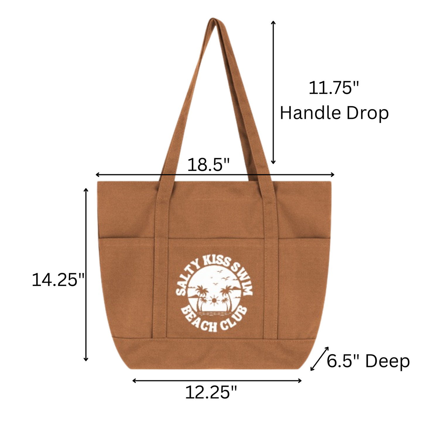 Beach Club - Salty Kiss Swim Tote Bag
