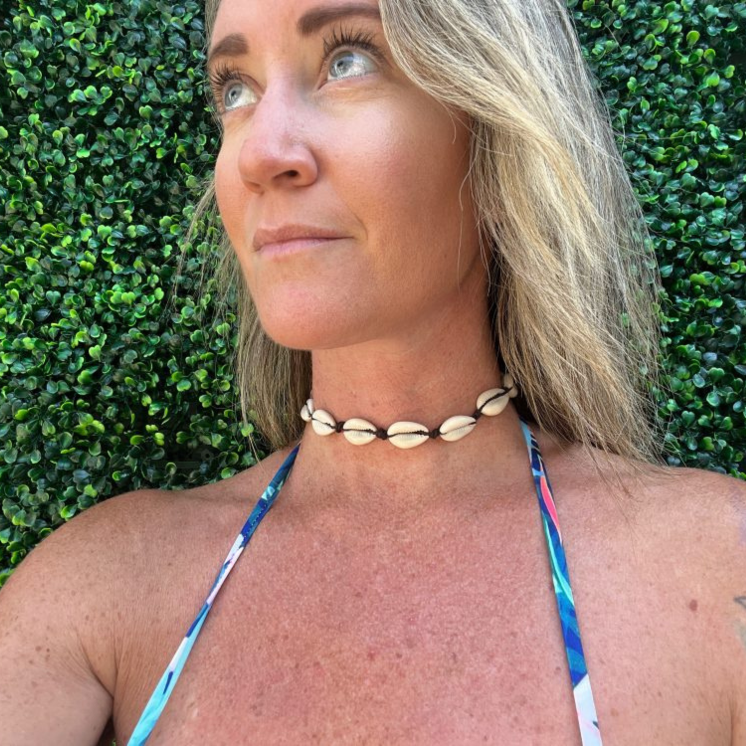 Cowrie Seashell Necklace and Headband