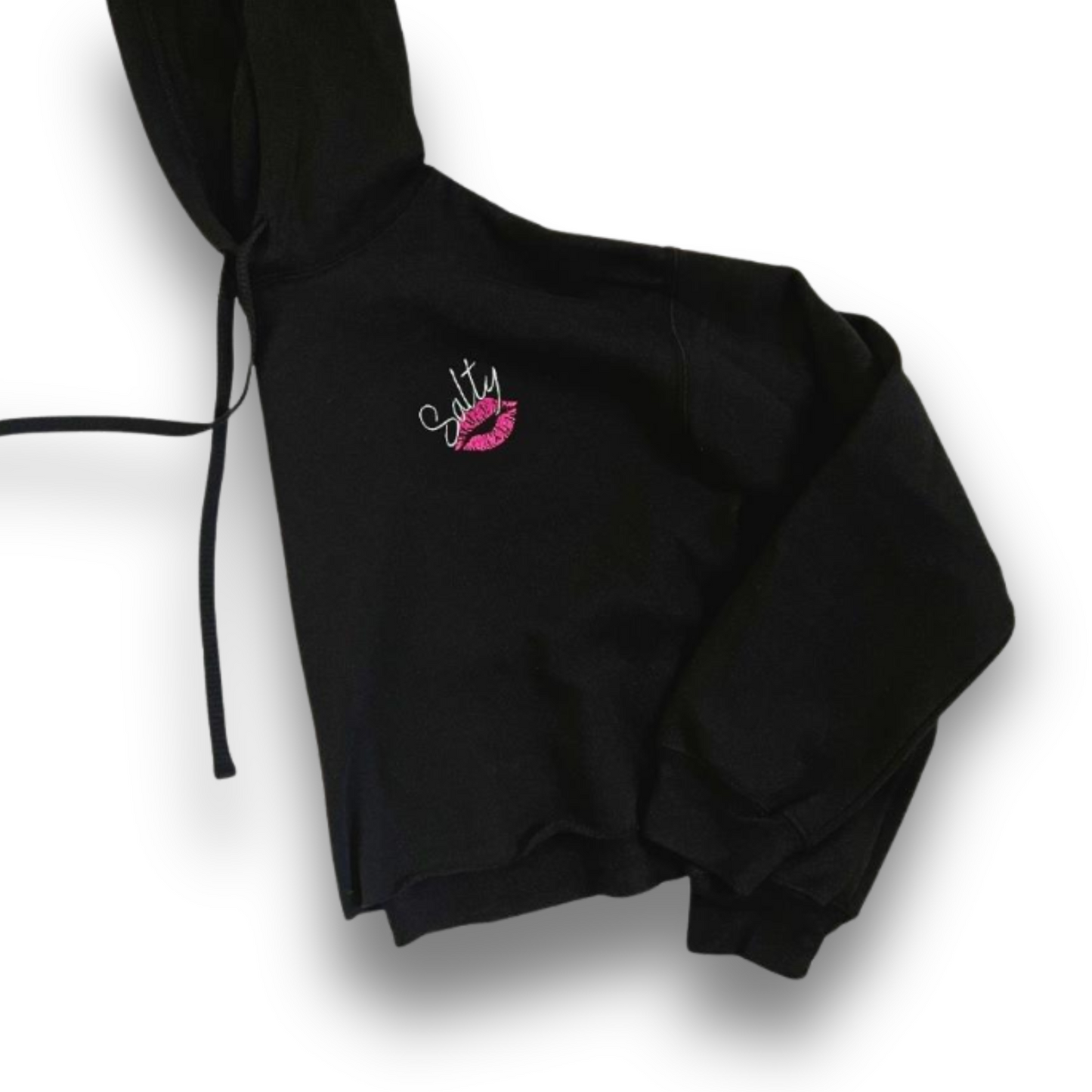 Salty Kiss Cropped Top Fleece Hoodie