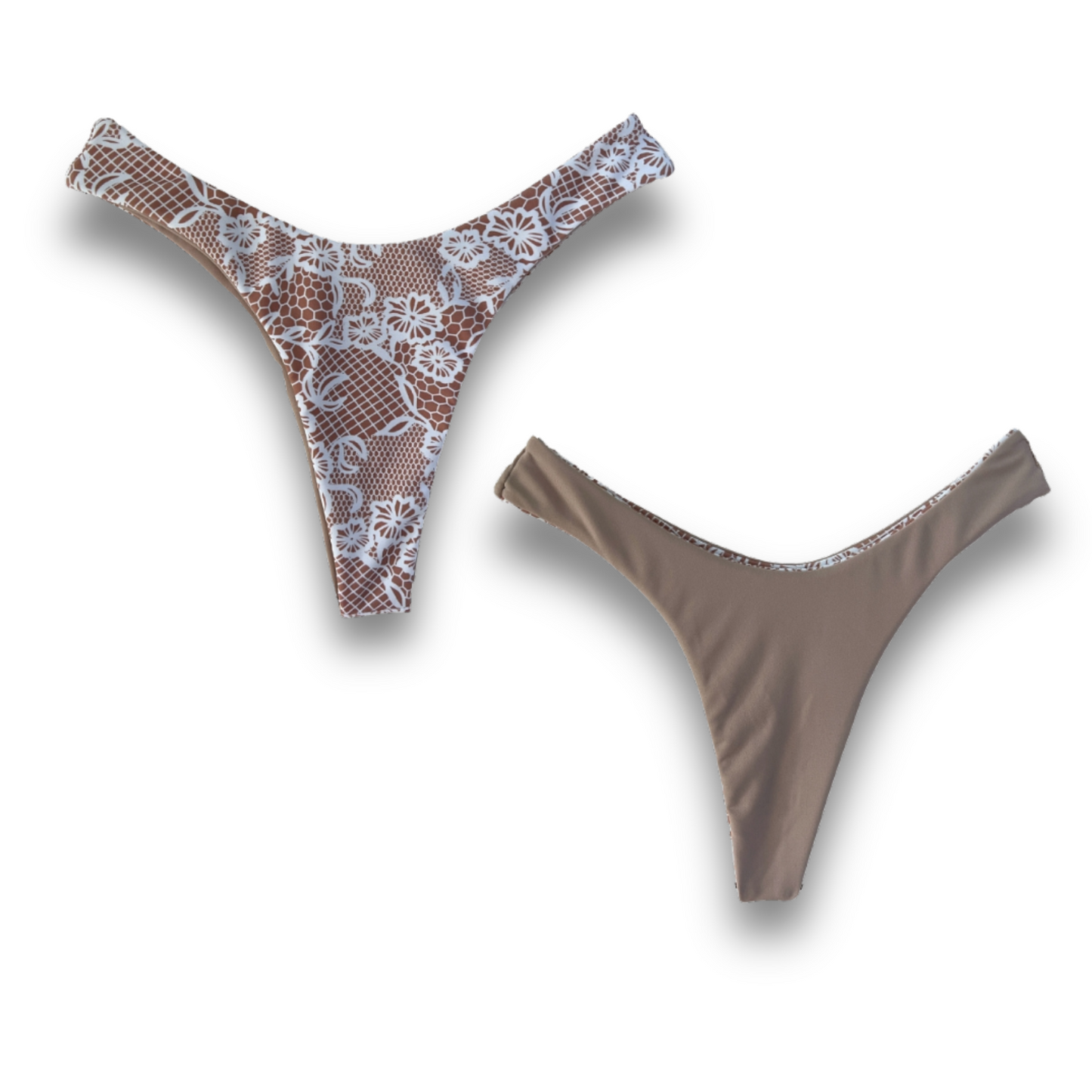 Laguna Reversible Bikini Bottoms - Coco Bloom