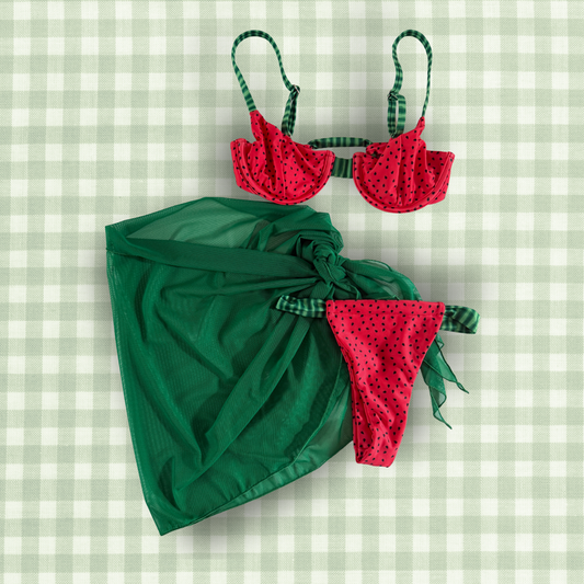 Melon - Sheer Sarong Cover Up