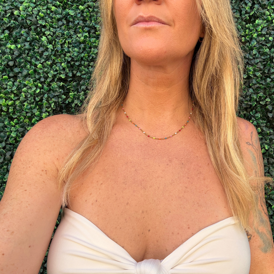 Rainbow Chain Necklace
