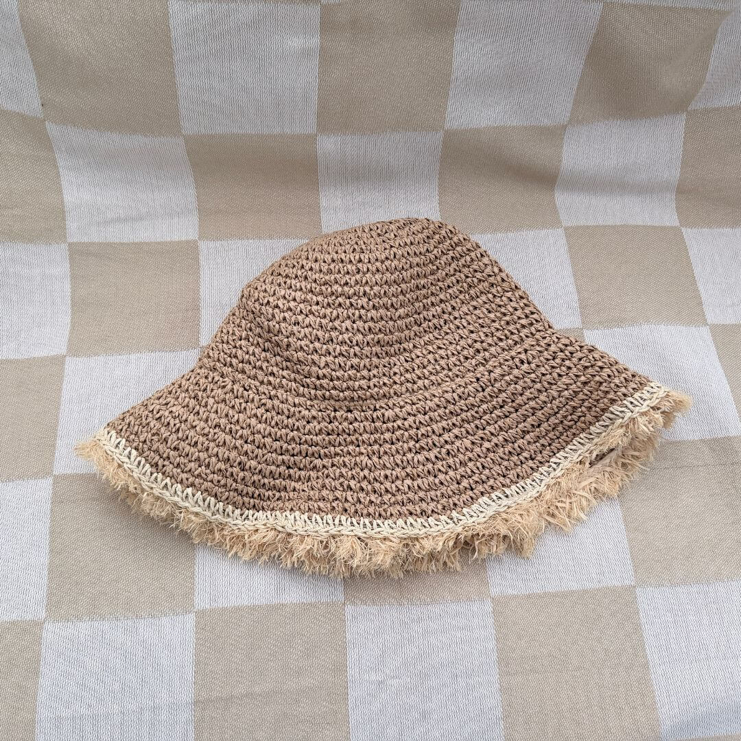 Sunkissed Frayed Straw Women's Hat