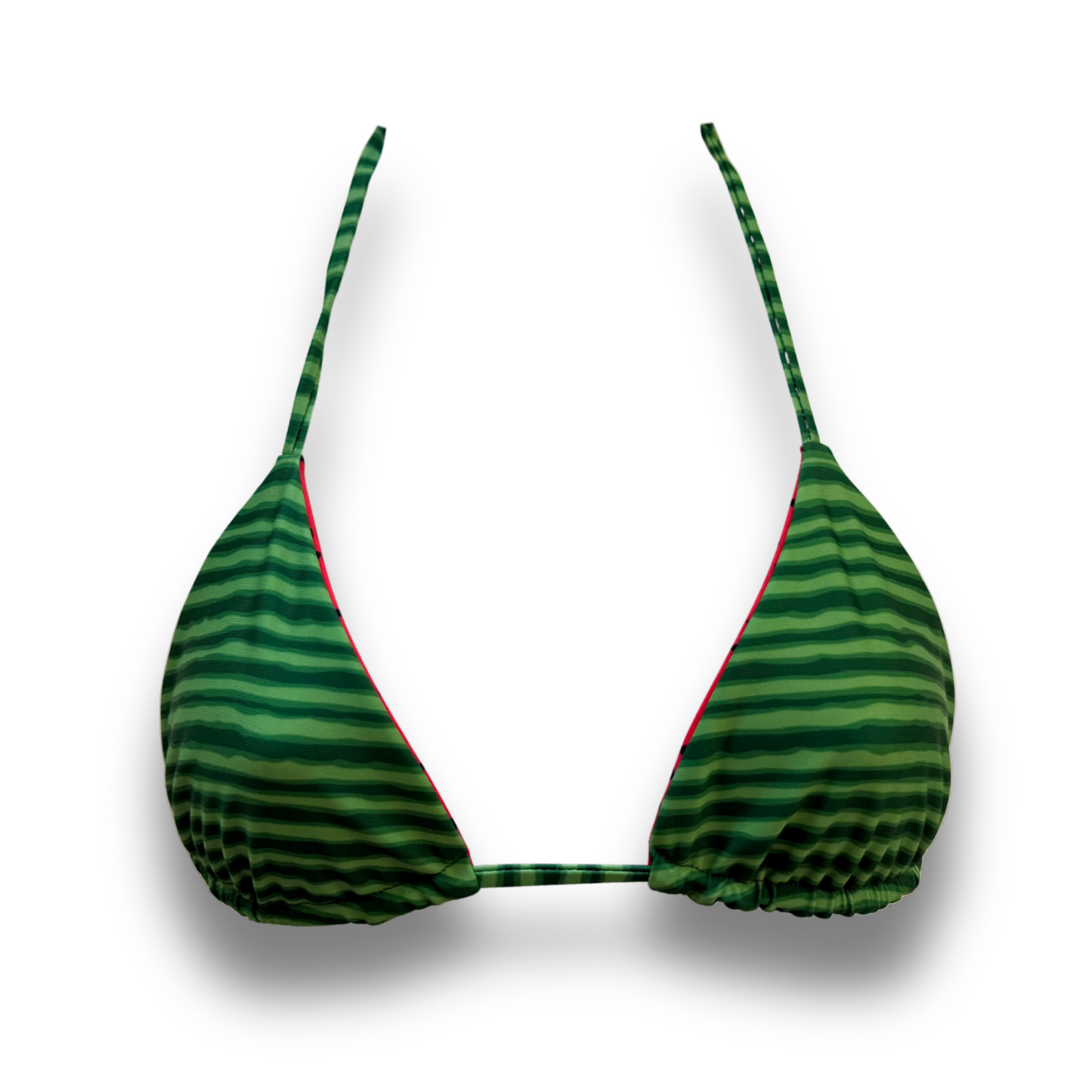 Shore Thing Reversible Bikini Top - Watermelon