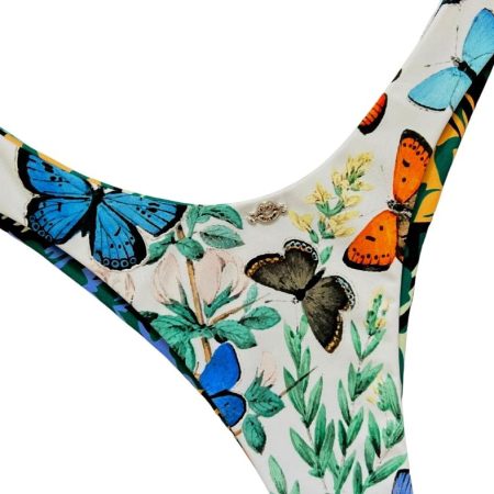 Laguna Reversible Bikini Bottom Wild Butterflies Salty Kiss Swim