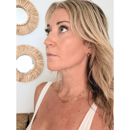 Ava Paperclip Necklace - 6.5mm