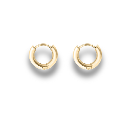Minimalistic Small Huggie Earrings - 5.5mm - Stainless Steel
