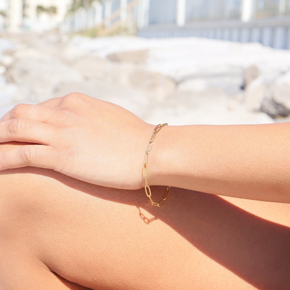 Paperclip Bracelet - 4mm - Stainless Steel