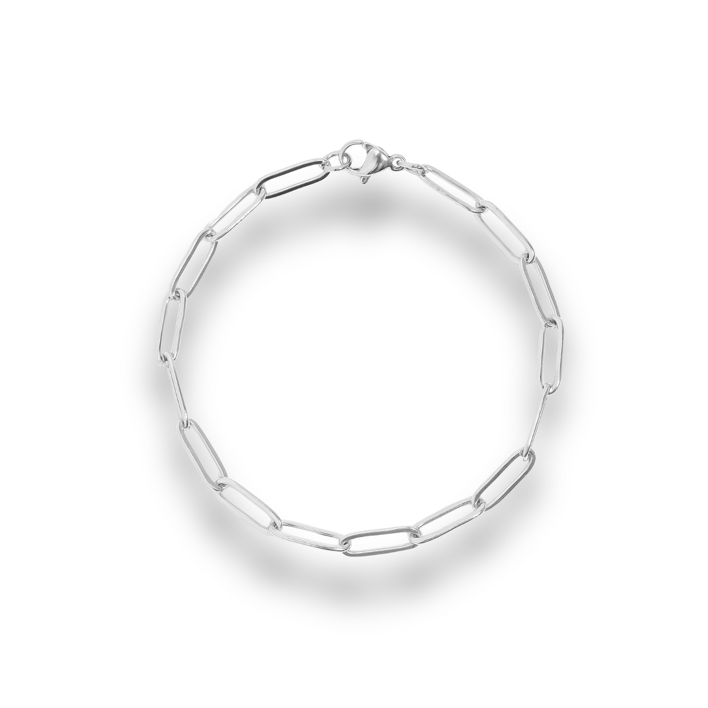 Paperclip Bracelet - 4mm - Stainless Steel