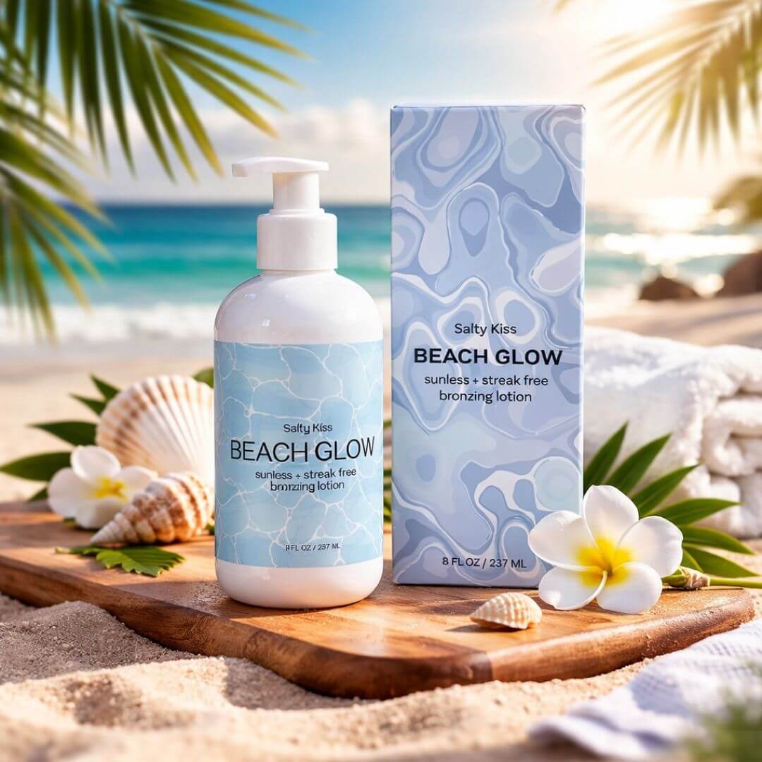 Beach Glow Salty Kiss Bronzing Lotion - Sunless Tanner