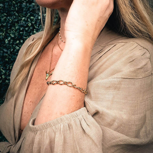 Elyse Chain Bracelet - Gold
