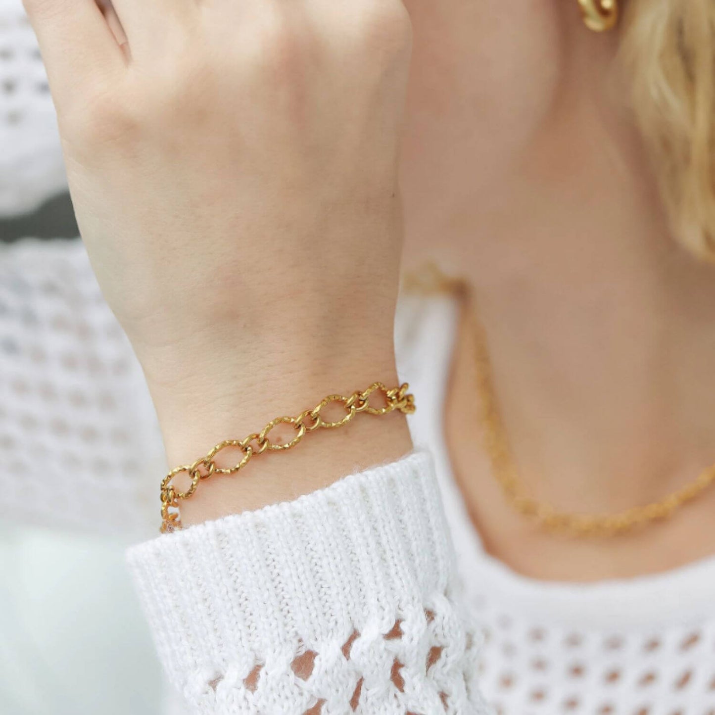Elyse Chain Bracelet - Gold
