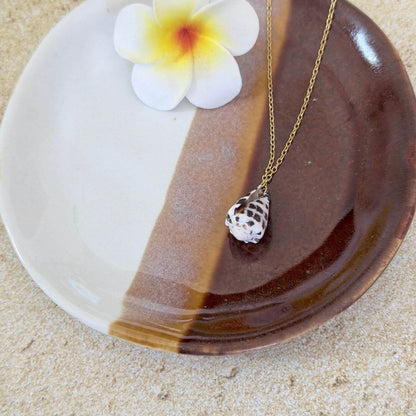 Hebrew Cone Hawaiian Necklace - Gold