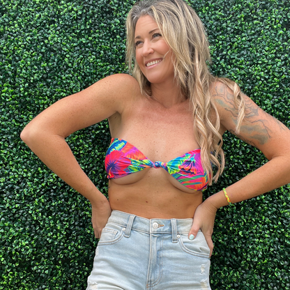 Sandbar Reversible Strapless Bikini Top - Kailani