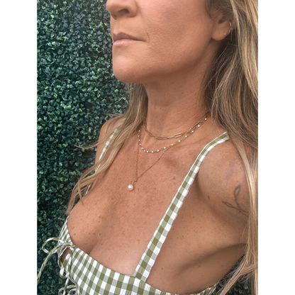 Pearl Necklace Set - Gold