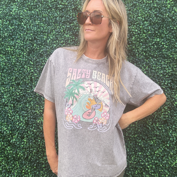 Salty Beach Oversized T-Shirt