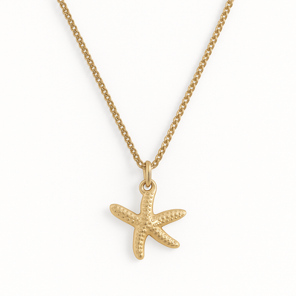 Starfish - Gold Stainless Charm Necklace