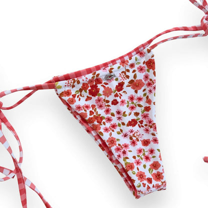 Ibiza Reversible Bikini Bottom - Summer Picnic
