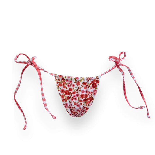 Ibiza Reversible Bikini Bottom - Summer Picnic