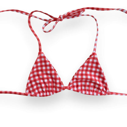 Shore Thing Reversible Bikini Top - Summer Picnic