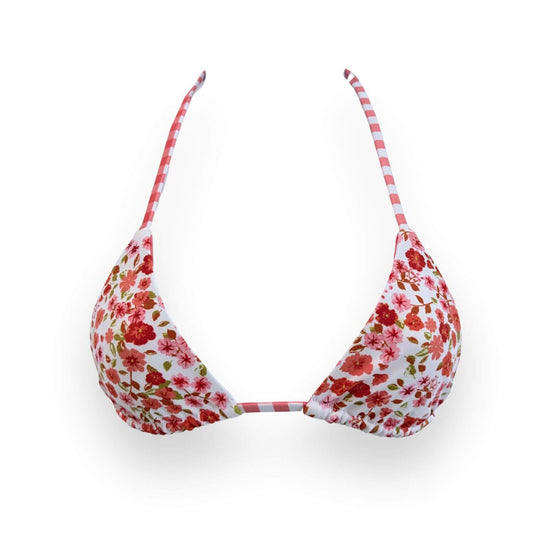 Shore Thing Reversible Bikini Top - Summer Picnic