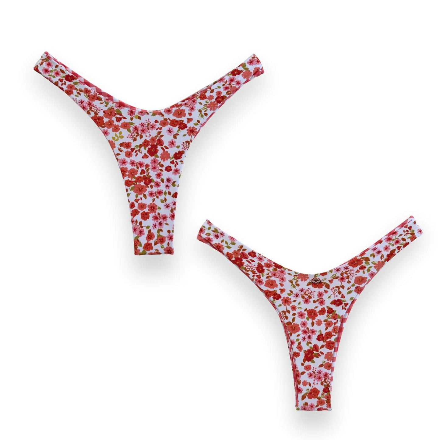 Laguna Reversible Bikini Bottom - Summer Picnic