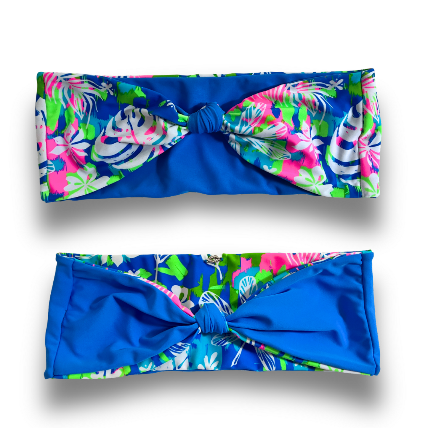 Sandbar Strapless Bikini Top - Bahama Breeze