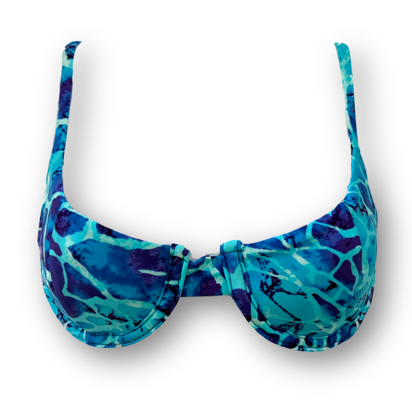 Cali Underwire Bikini Top - Blue Lagoon
