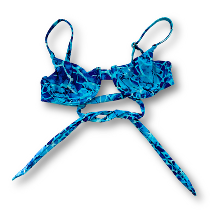 Cali Underwire Bikini Top - Blue Lagoon