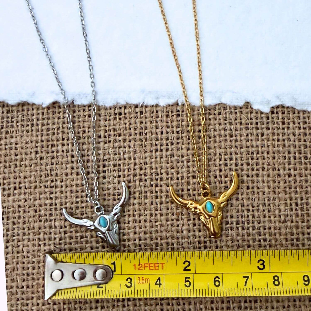 Coastal Cowgirl Bull Necklace