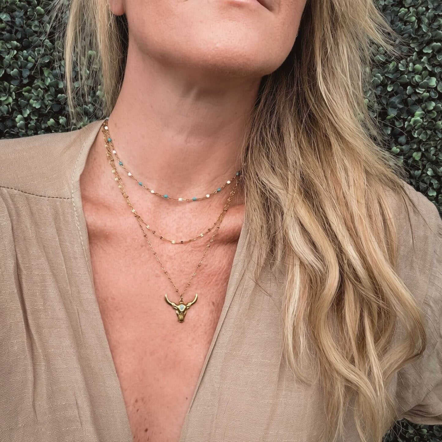 Coastal Cowgirl Necklace Set - Gold