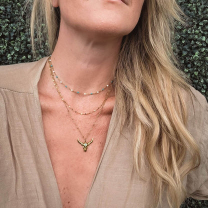 Coastal Cowgirl Necklace Set - Gold