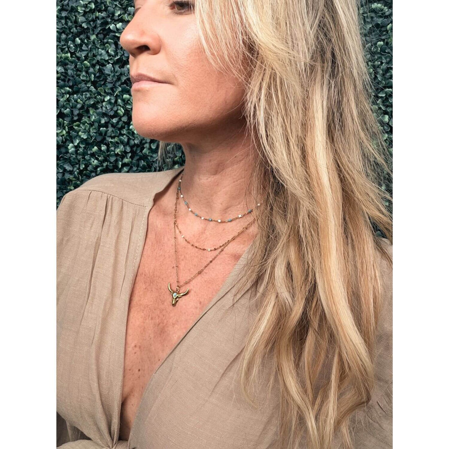 Coastal Cowgirl Necklace Set - Gold