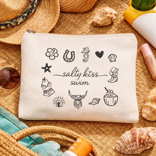 Coastal Cowgirl  - Accessory Zipper Pouch