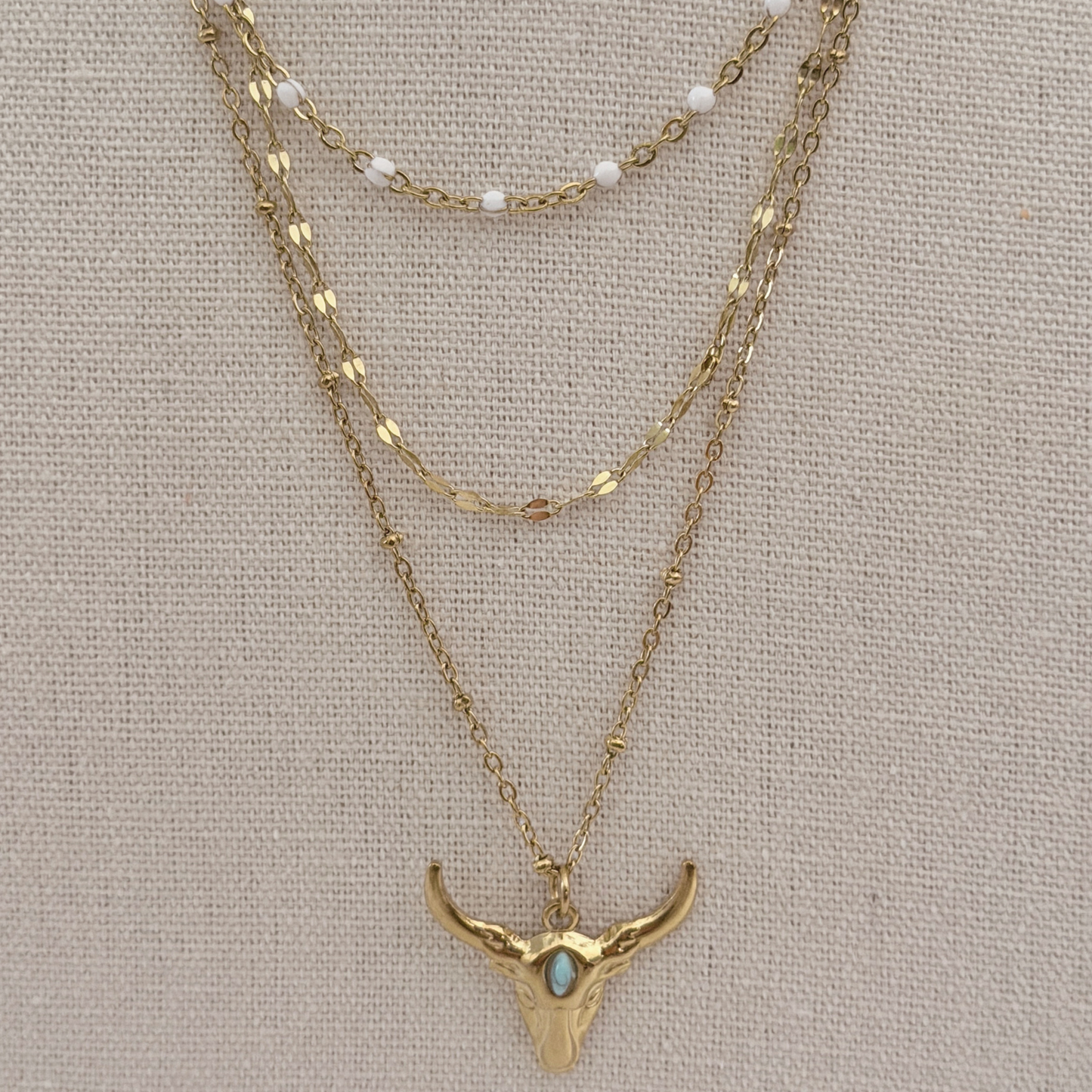 Coastal Cowgirl Necklace Set - Gold