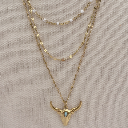Coastal Cowgirl Necklace Set - Gold