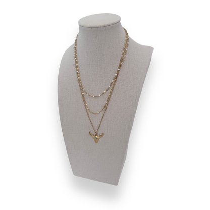 Coastal Cowgirl Necklace Set - Gold