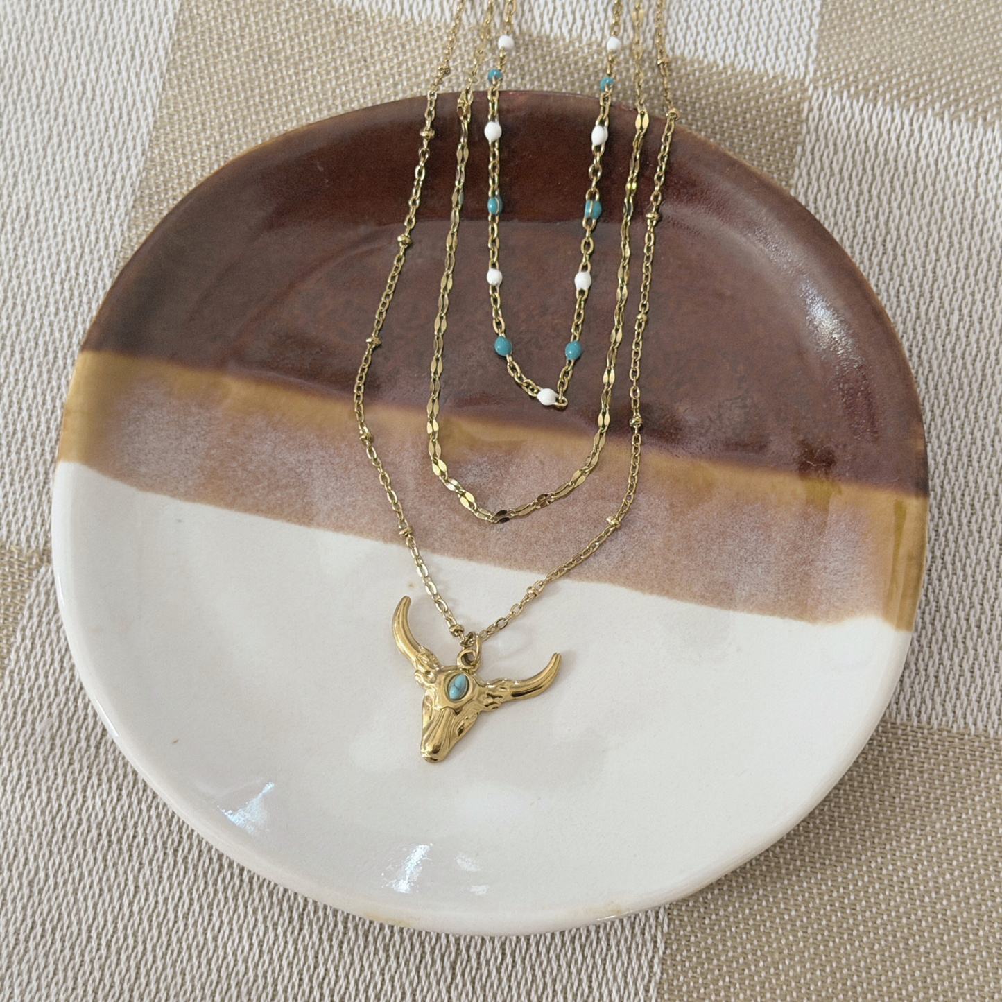 Coastal Cowgirl Necklace Set - Gold