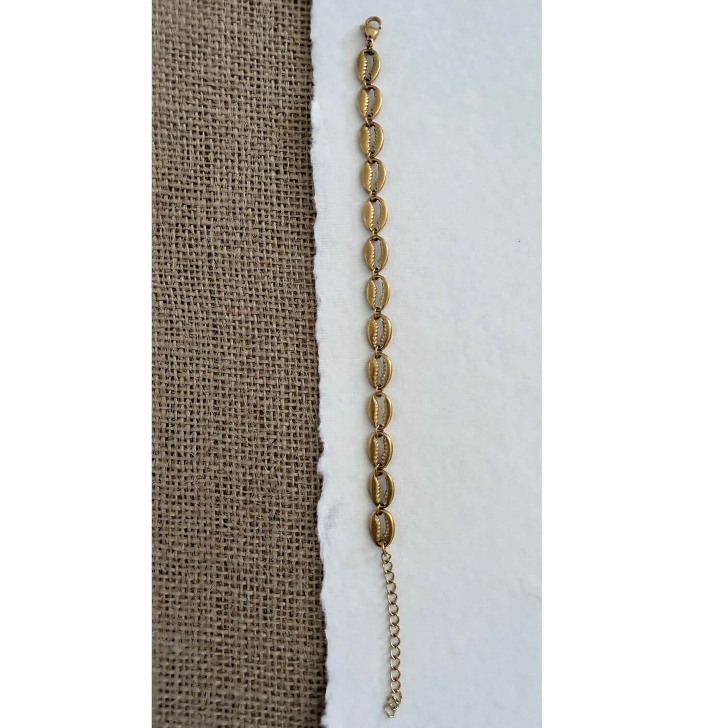 Cowrie Puka Seashell Bracelet