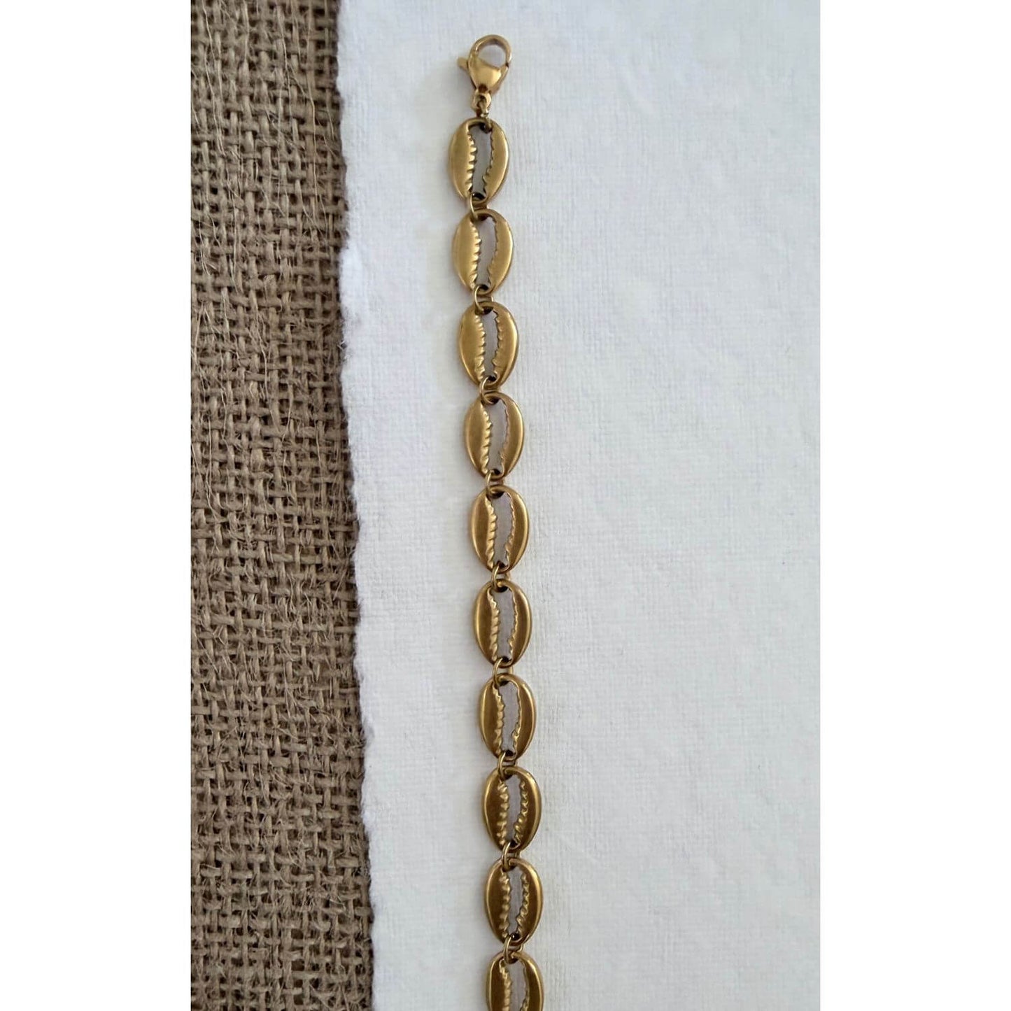 Cowrie Puka Seashell Bracelet
