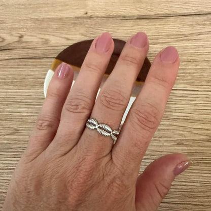Cowrie Adjustable Ring