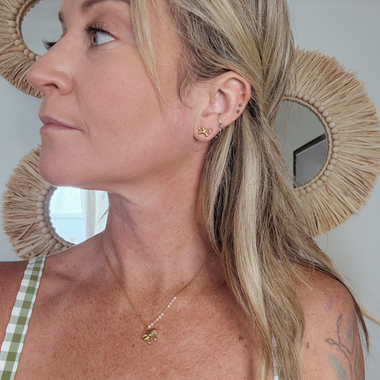 Bow Stud Earrings