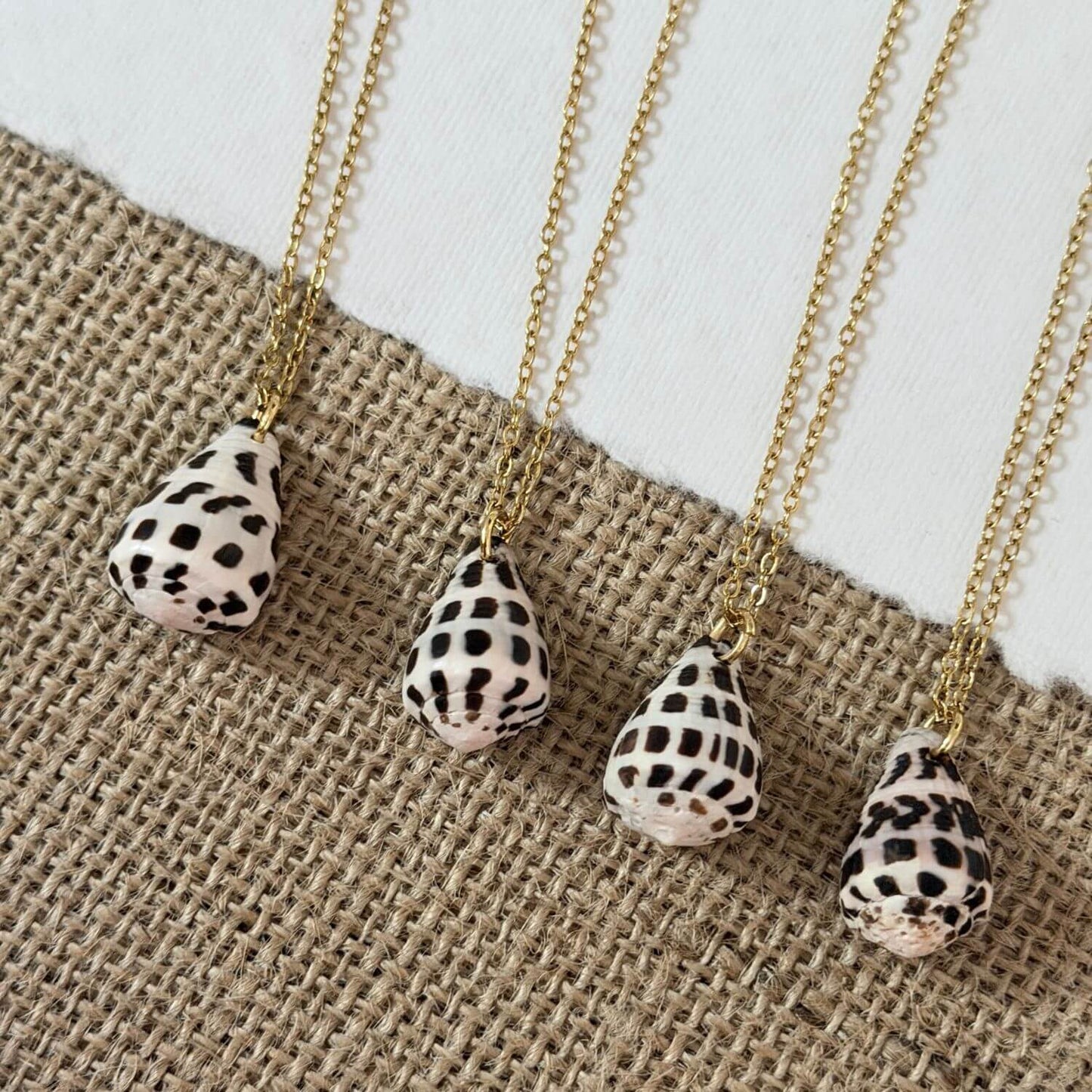 Hebrew Cone Hawaiian Necklace - Gold