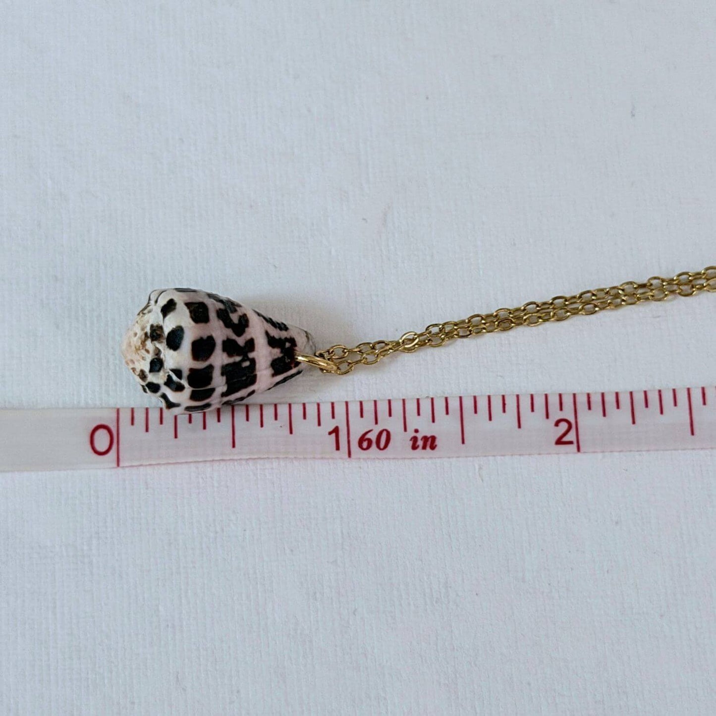Hebrew Cone Hawaiian Necklace - Gold